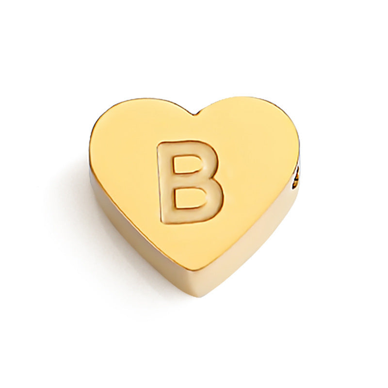 Planderful Jewelry Custom Name Necklace Stainless Steel 3D Love Design For Collarbone Chain