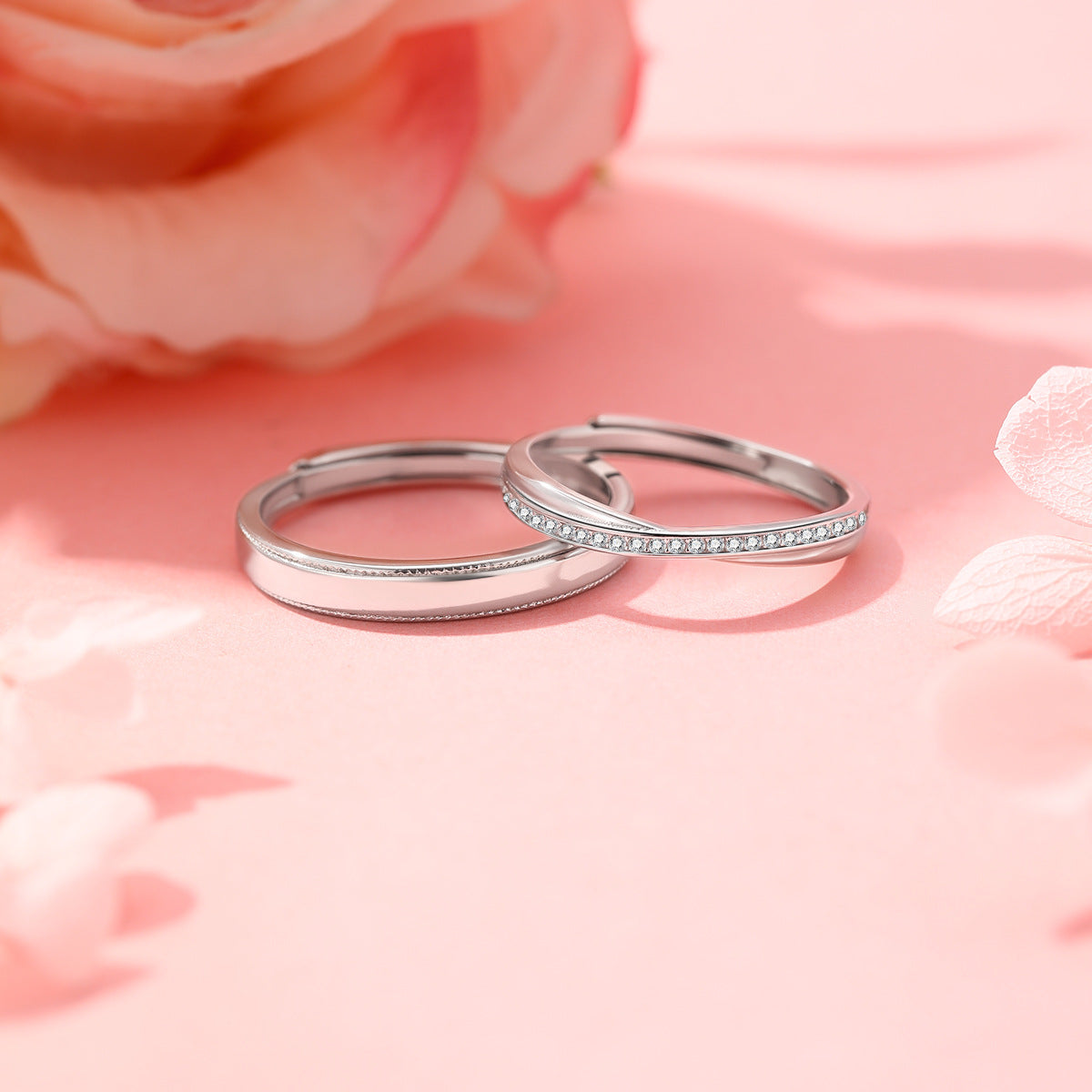 Promise Pair S925 Sterling Silver Ring