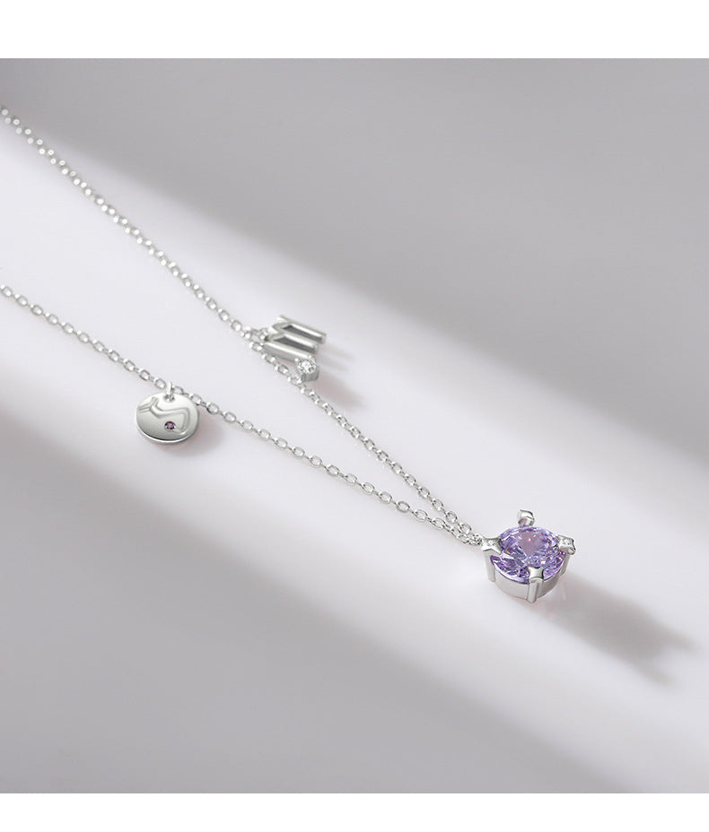 Scorpio Sterling Silver Necklace - Elegant Cross-border Jewelry for Women