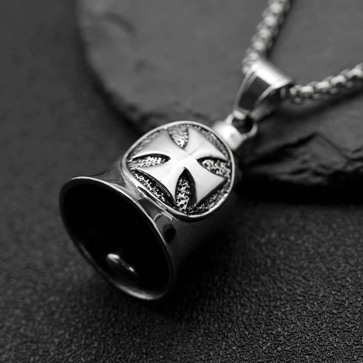 Punk Cross Pendant Necklace
