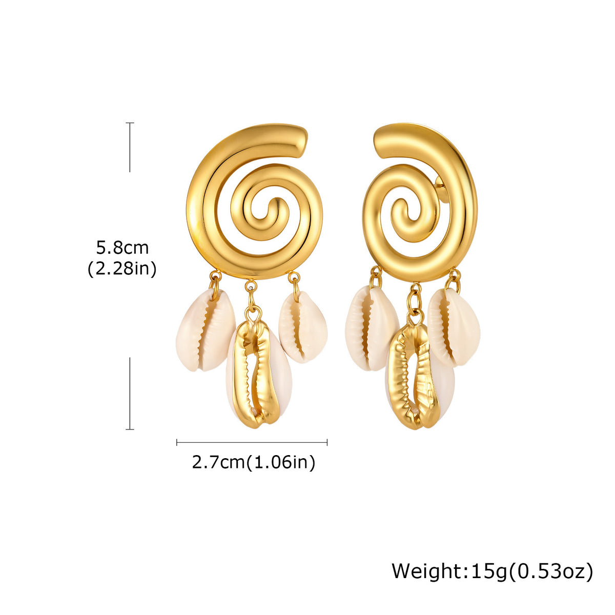 Modern Stainless Steel Earrings