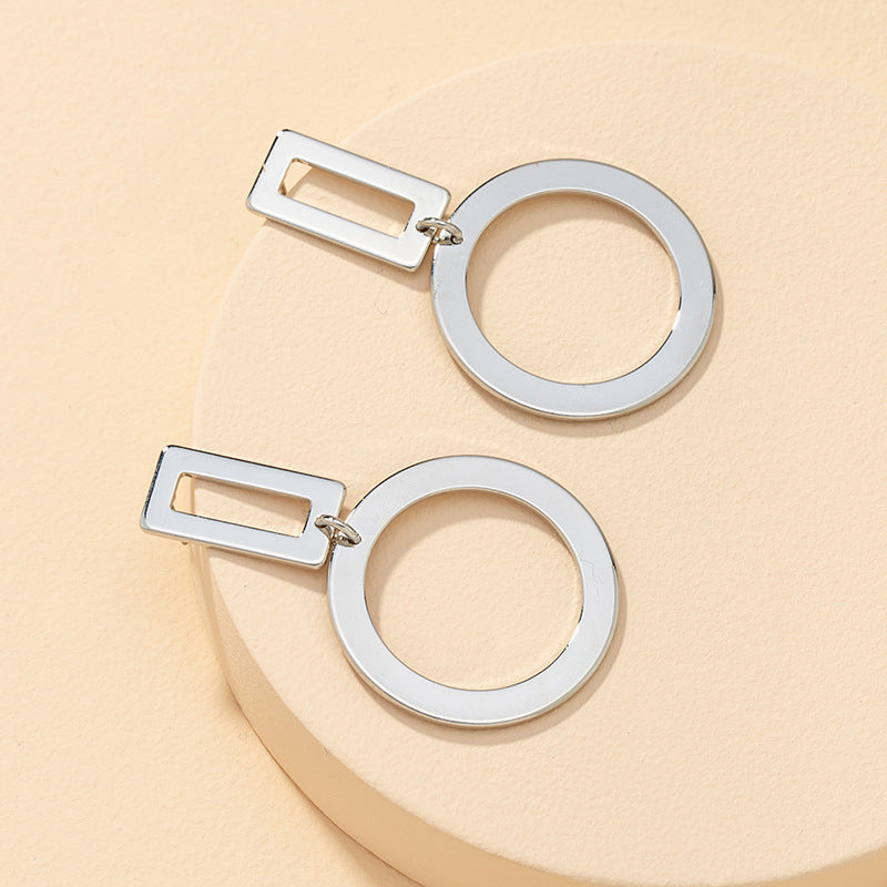 Metallic Geometric Earrings from Vienna Verve Collection