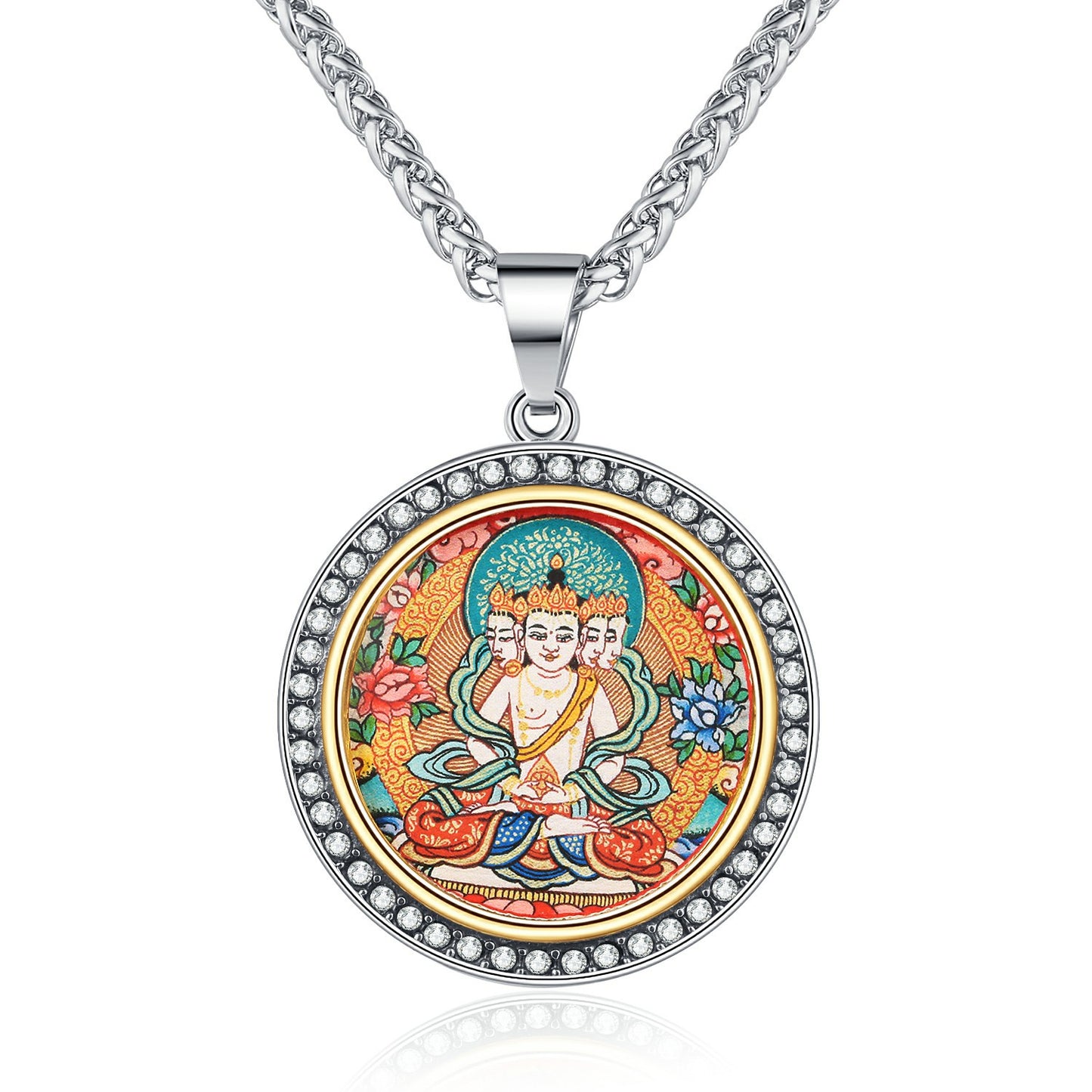 Zircon Necklace – Vintage Zodiac Sign Jewelry