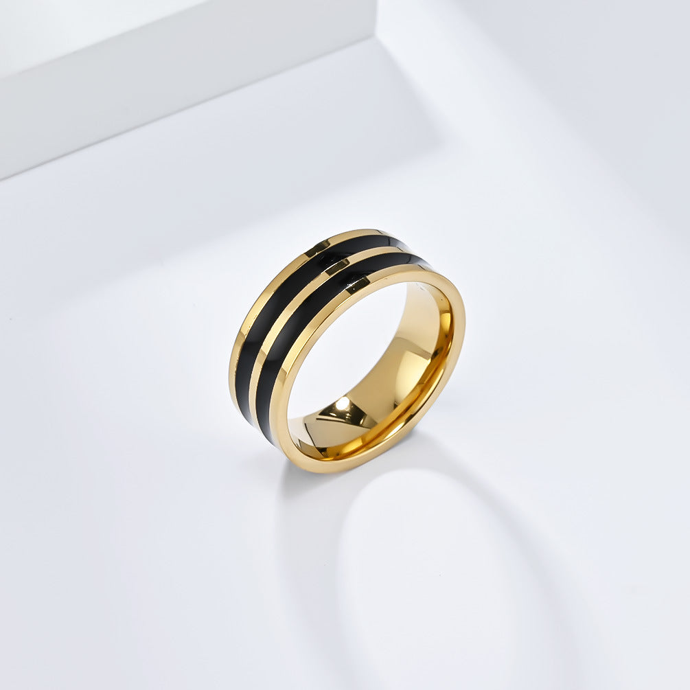 Steel Ring Elegant Unisex Everyday Genie Inspired Jewelry For Men And Women Planderful