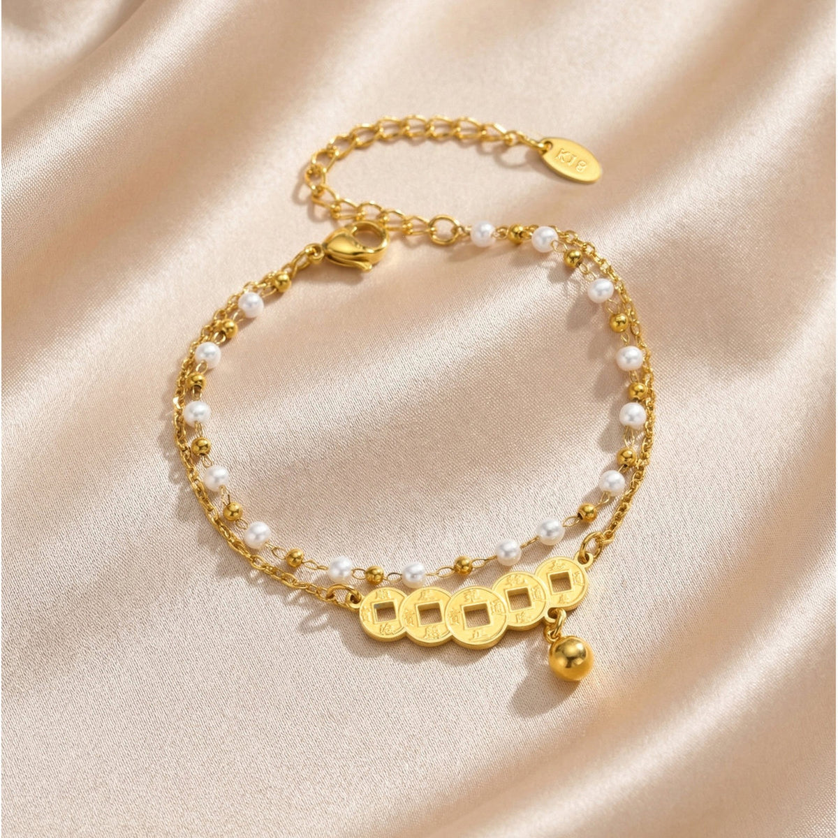 Pearl Copper Bracelet
