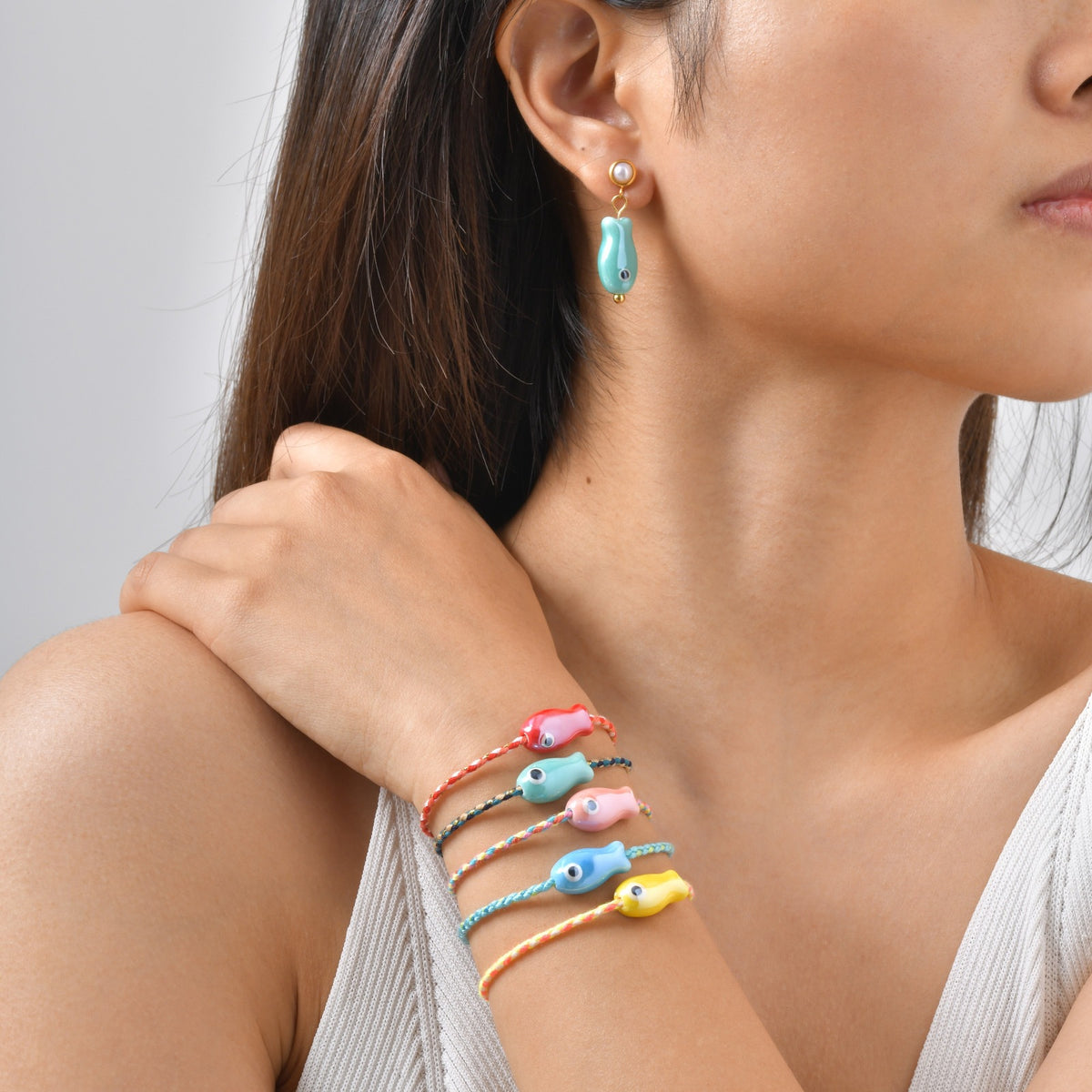 Stainless Steel Pearl Earrings