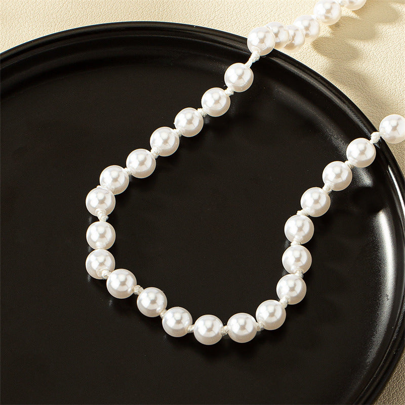 Chic Pearl Collarbone Necklace - Vienna Verve Collection