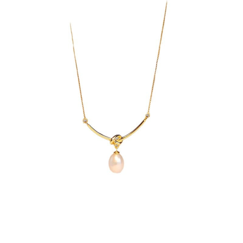 S925 Sterling Silver Freshwater Pearl Necklace