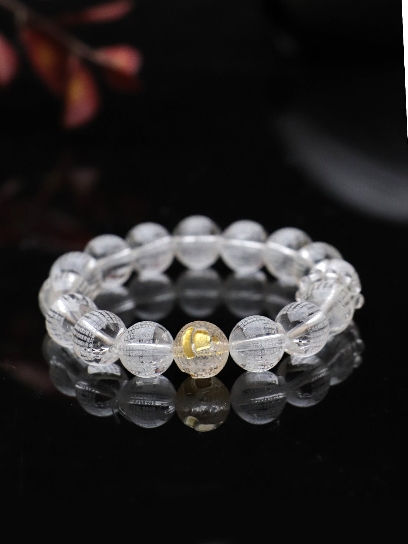 Planderful Fortune's Favor Bracelet – Handcrafted Crystal Buddha Bead Design