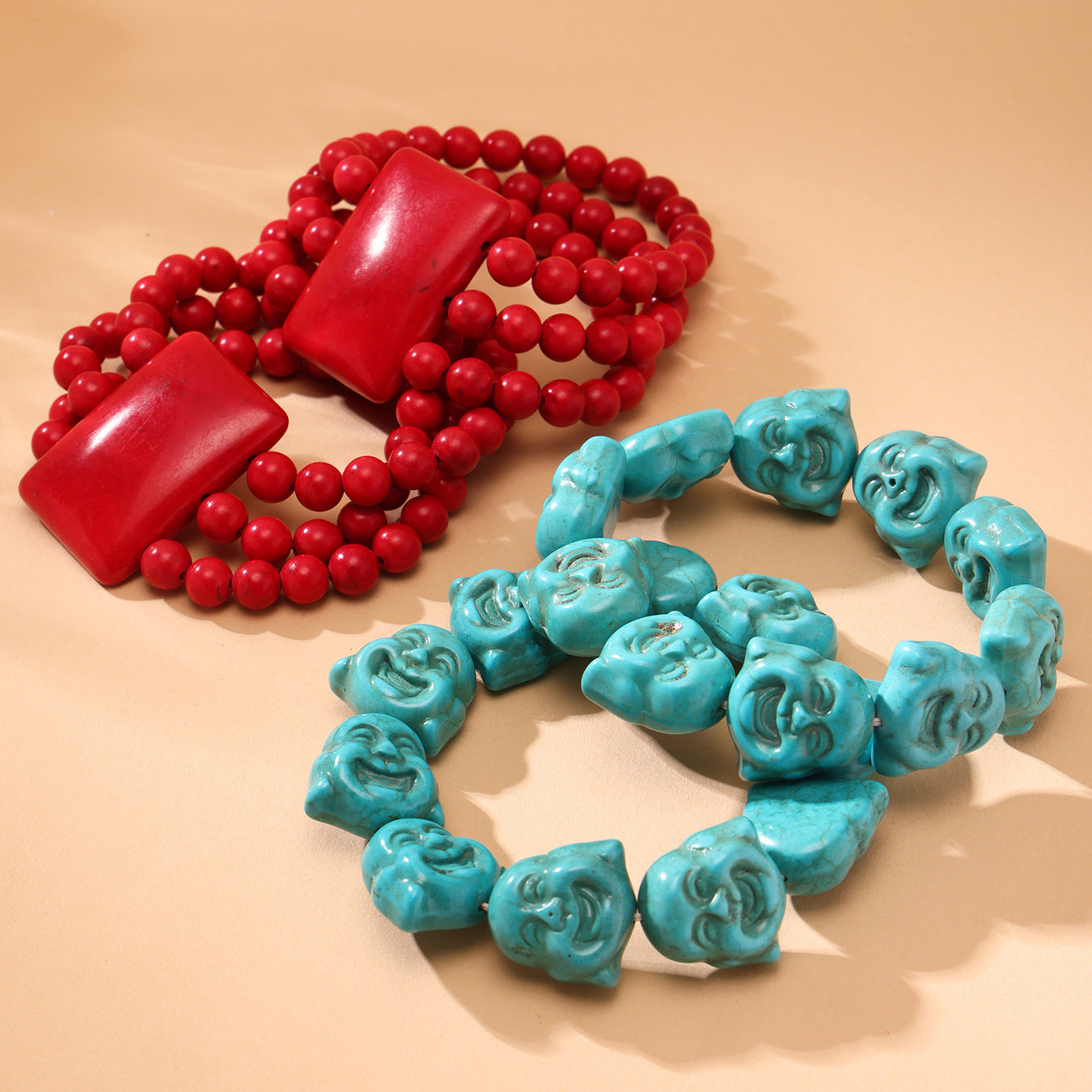 Planderful Maitreya Buddha Natural Stone Unisex Bracelet