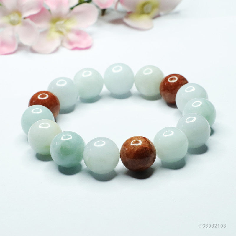 Jadeite Multicolor Treasure Bead Beaded Bracelet