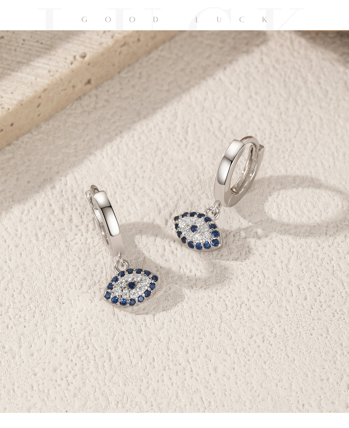 925 Sterling Silver Pavé Zircon Earrings