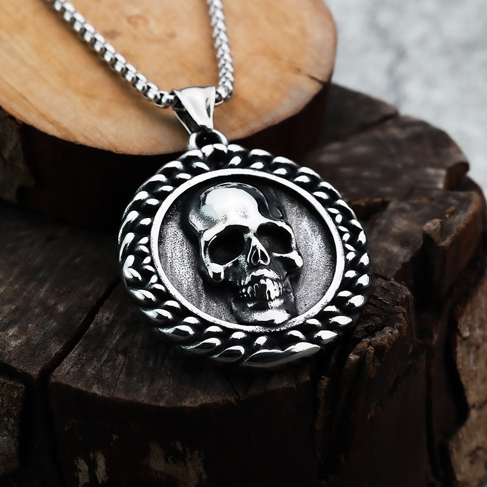 Cross-Border Nordic Viking Skull Pendant Jewelry for Men