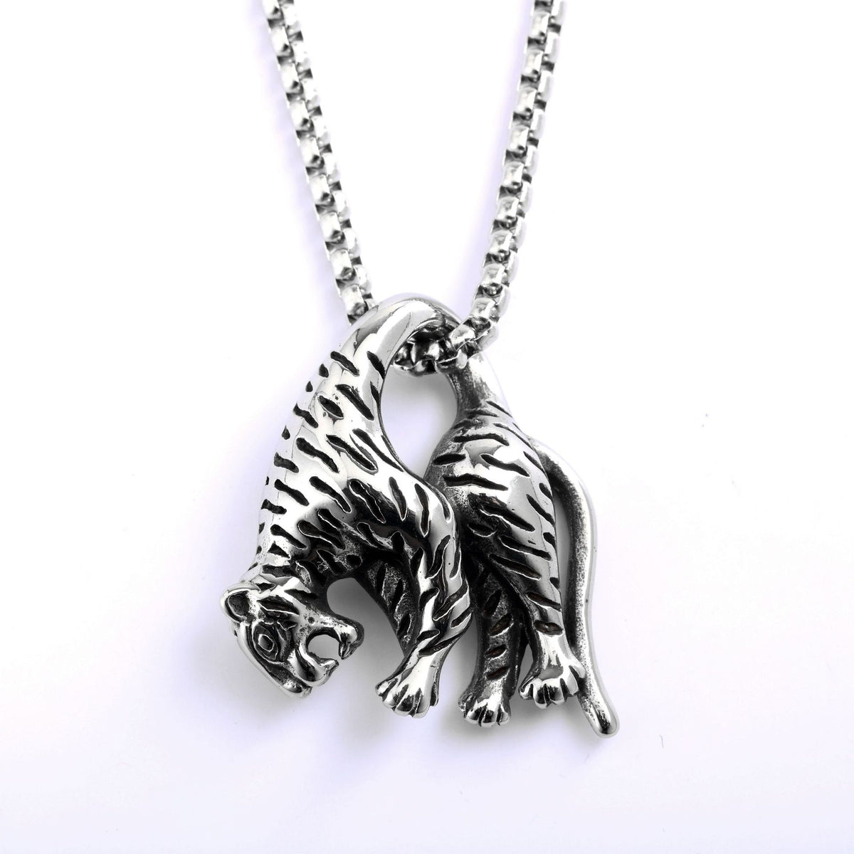 Punk Retro Stainless Steel Pendant Necklace