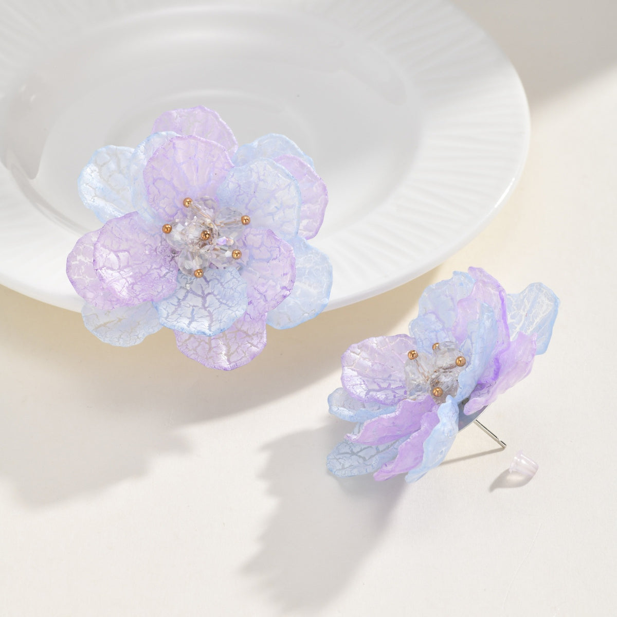 Floral Heart Earrings