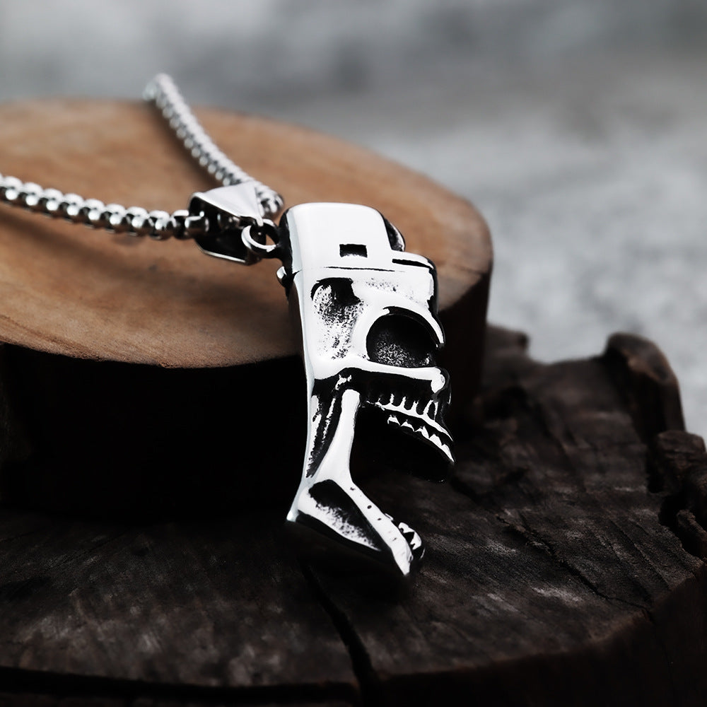 Skull Stainless Steel Men's Pendant Necklace