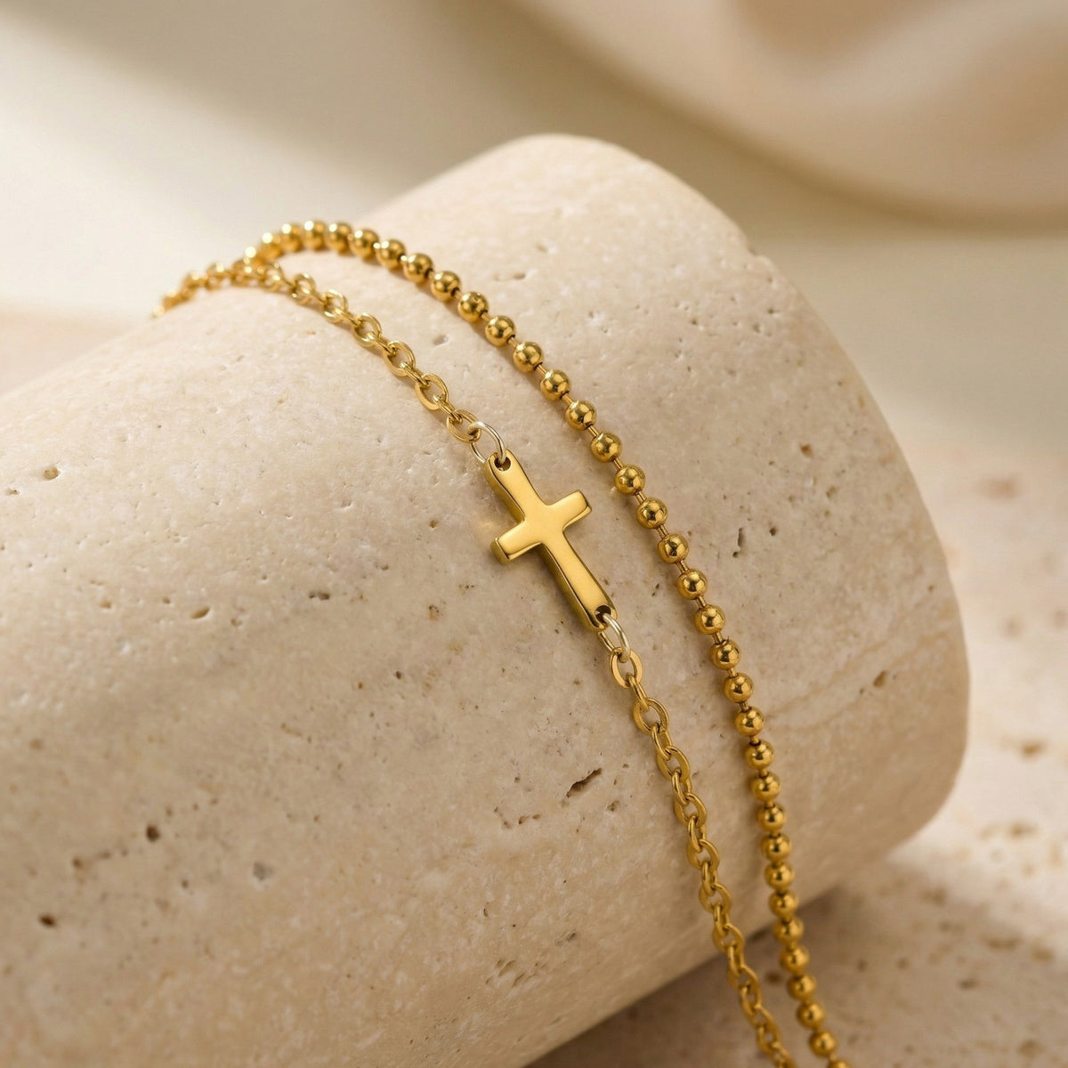 Cross Stainless Steel Bracelet