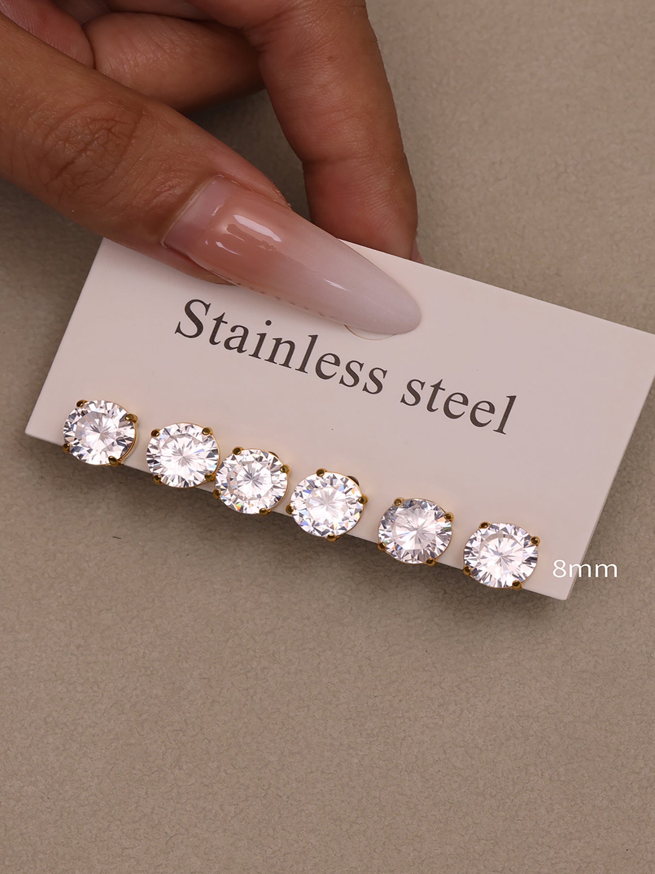Planderful Super Flash 5A Zircon Stud Earrings For Women