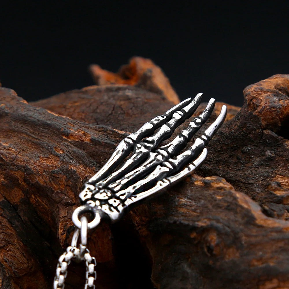 Skull Ghost Stainless Steel Men's Pendant Necklace