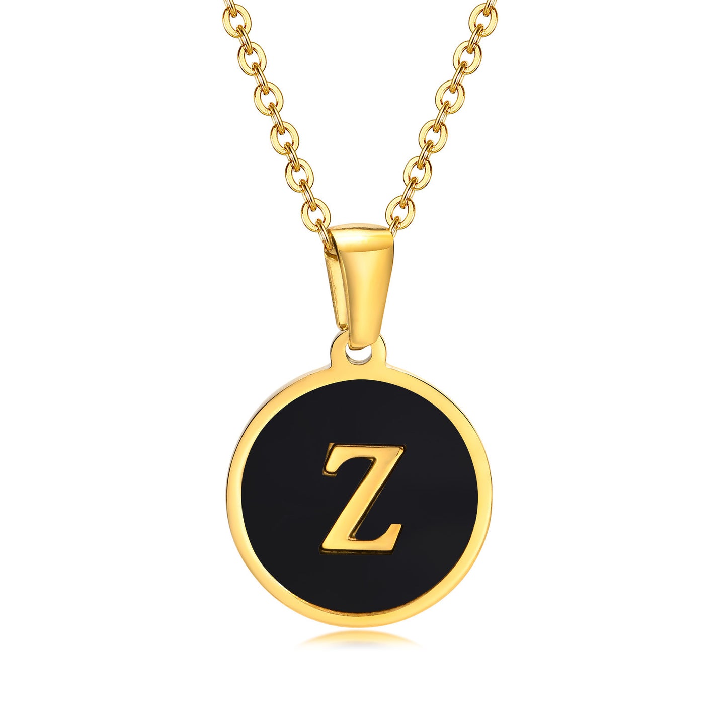 26 Letter Pendant Round Brand Women's Pendant Jewelry