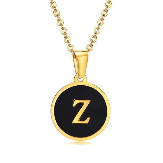 26 Letter Pendant Round Brand Women's Pendant Jewelry