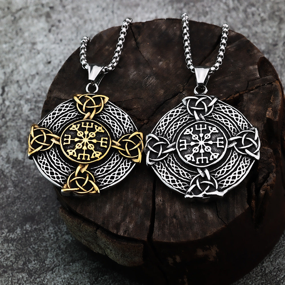 Cross-Border Nordic Viking Celtic Knot Men's Pendant Necklace