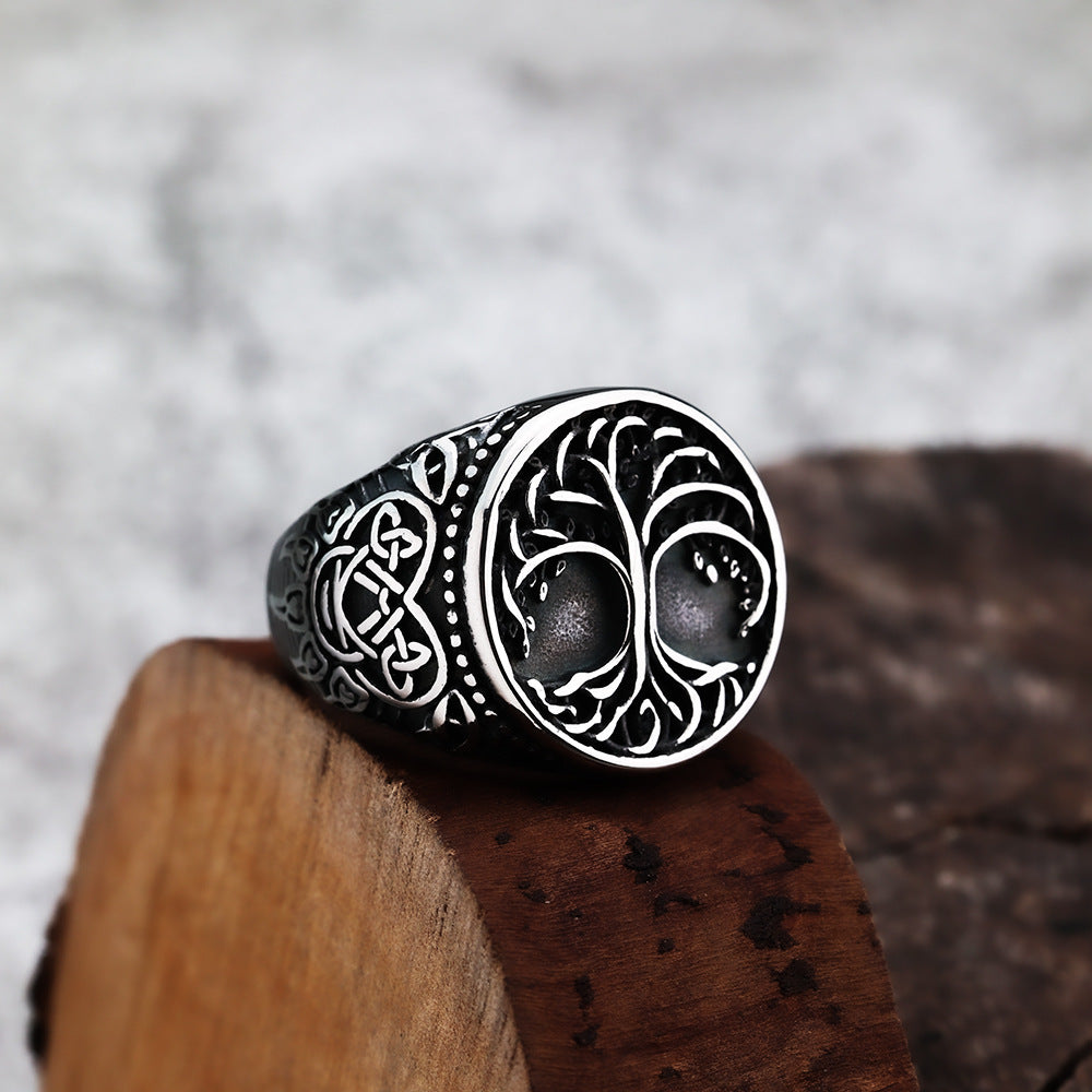 European And American Style Nordic Viking Tree Of Life Ring