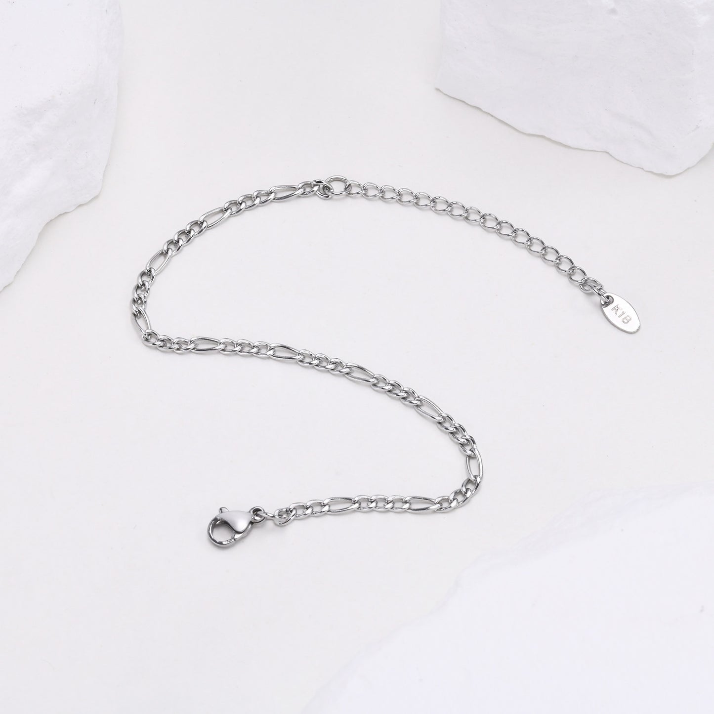 Europe America Stainless Steel NK Chain Bracelet Women