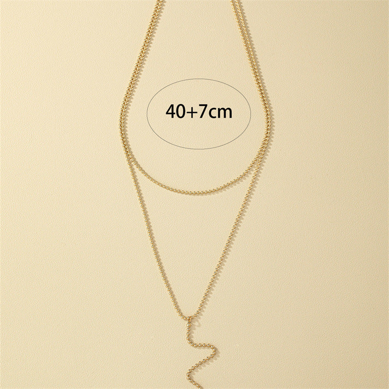 Elegant Vienna Verve Metal Double Necklace - Wholesale High-End Jewelry