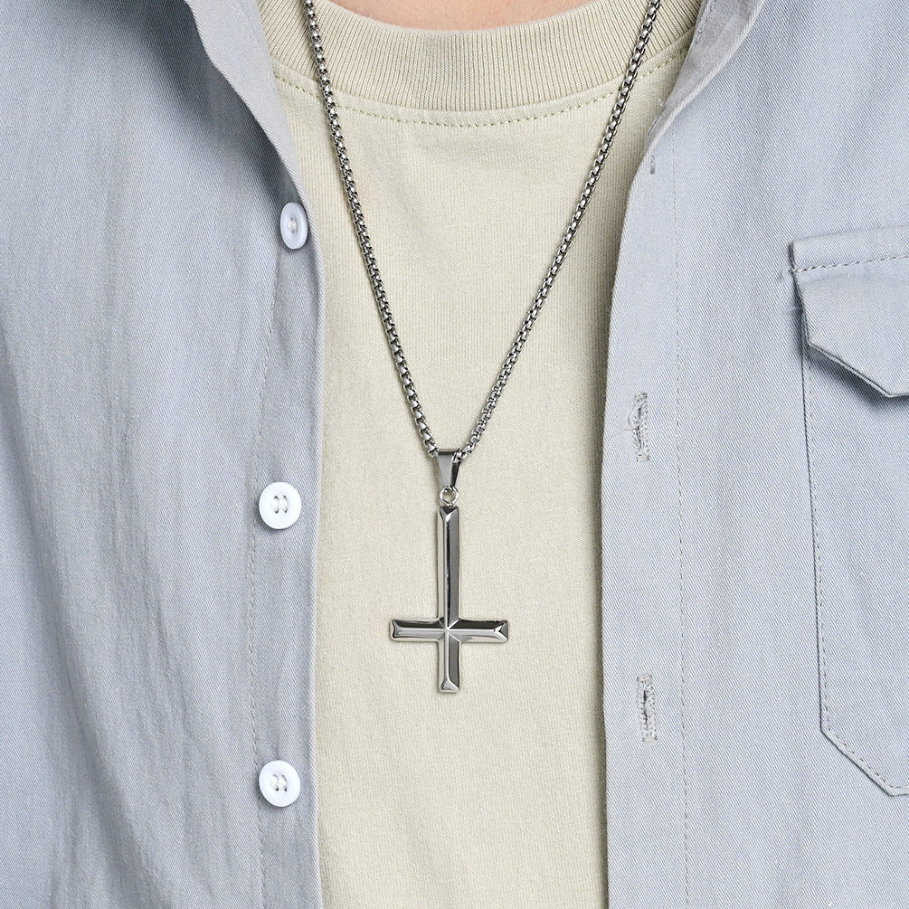 Stainless Steel Cross Necklace
