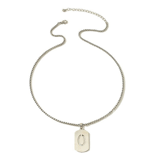 Hollow Digital Hang Tag Necklace - Vienna Verve Collection