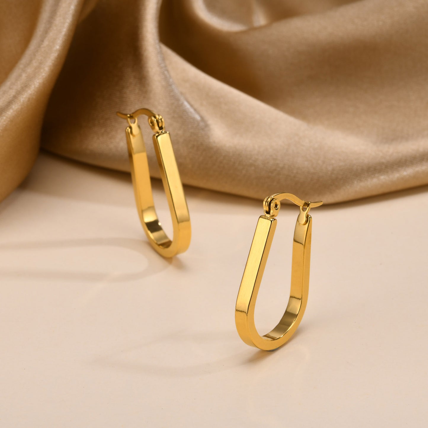 Cross-Border European And American Jewelry Stainless Steel Earrings