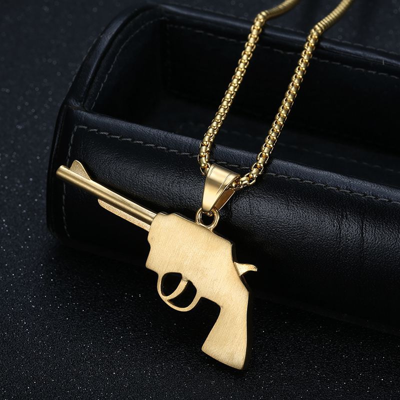 Steel Necklace – Statement Hip Hop Pendant Necklace