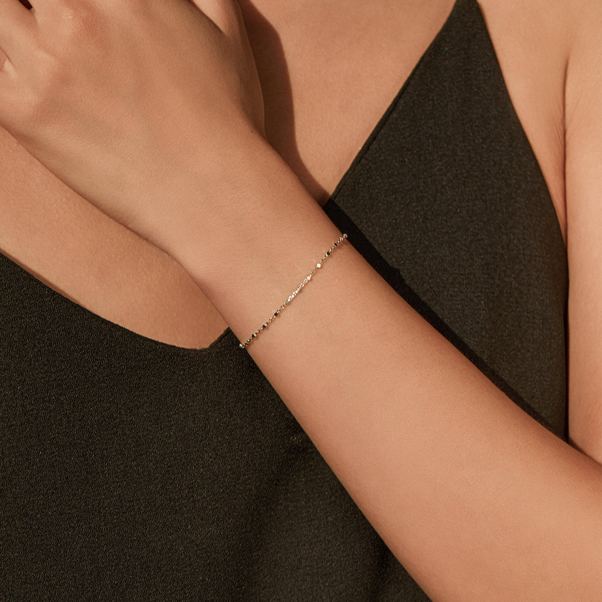 925 Sterling Silver Doudou Bead Bracelet