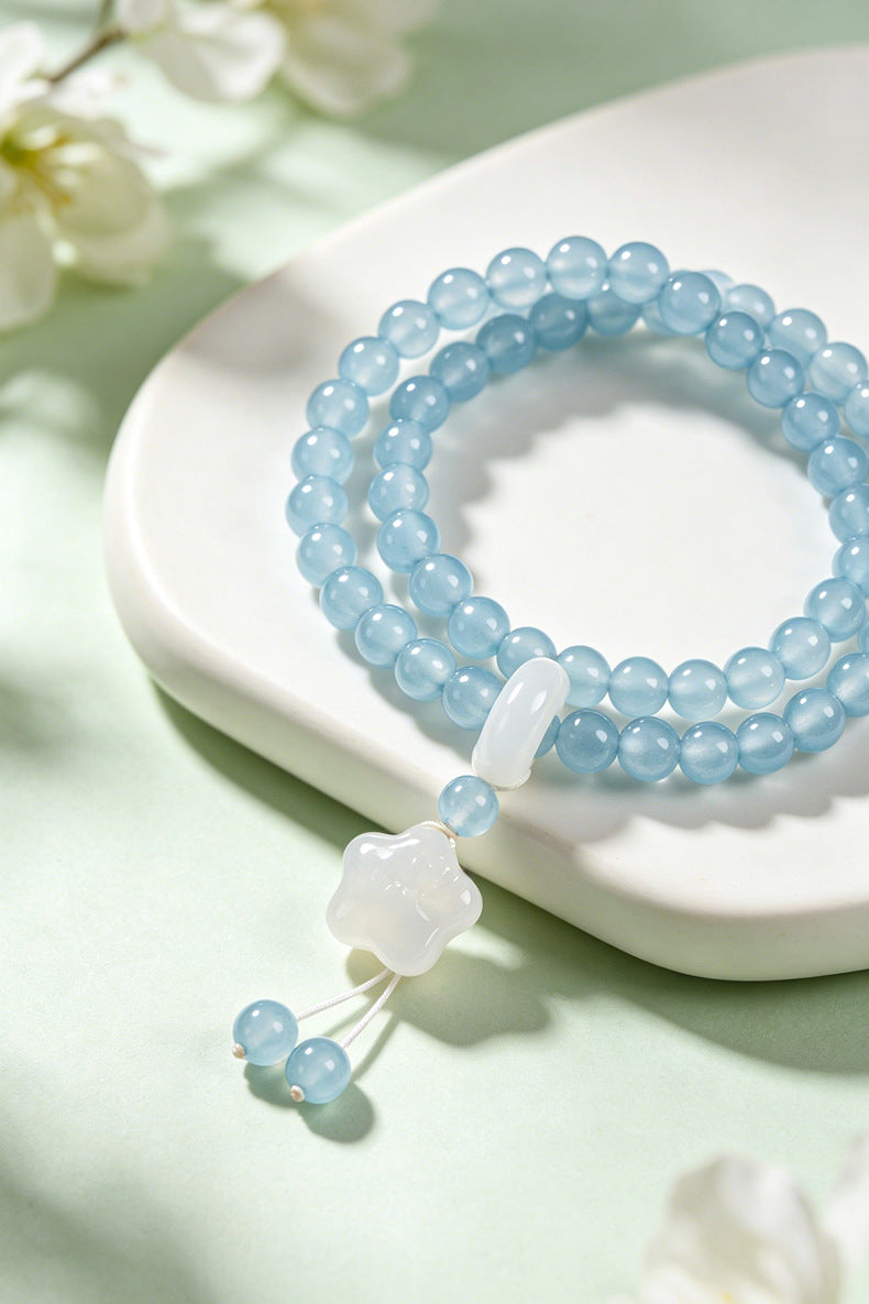 Amethyst Rose Quartz Agate Bracelet