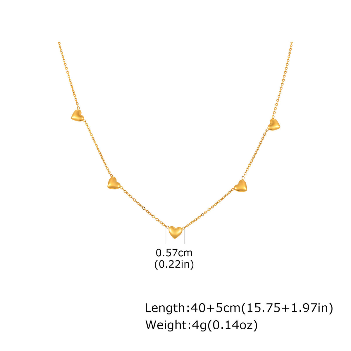 Wind Stainless Steel Girl Sweet Delicate Collarbone Chain Flower Butterfly Heart Necklace