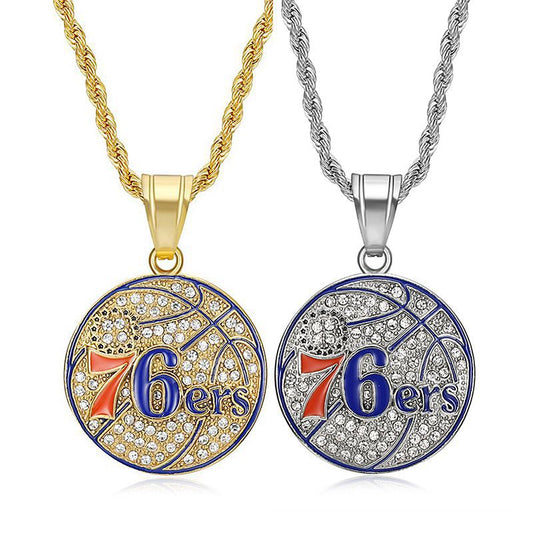 Rhinestone Necklace – Statement Hip-Hop Necklace