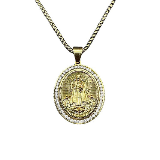 Zircon Necklace – Elegant Religious Pendant