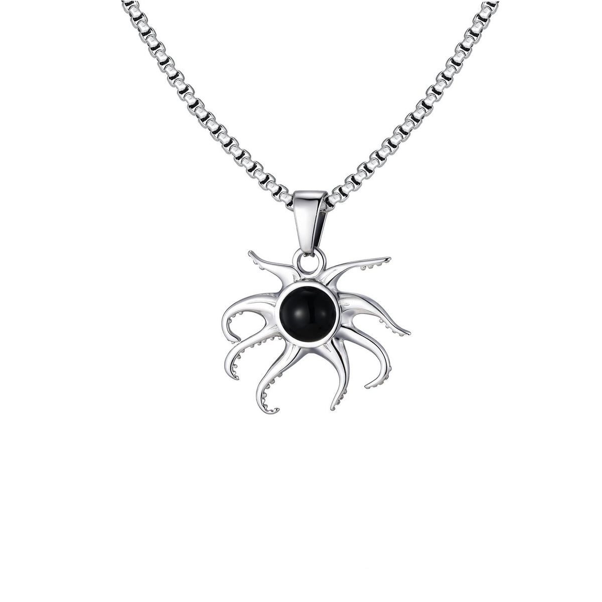Black Stainless Steel Pendant for Men
