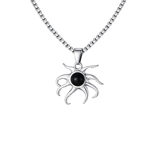 Black Stainless Steel Pendant for Men