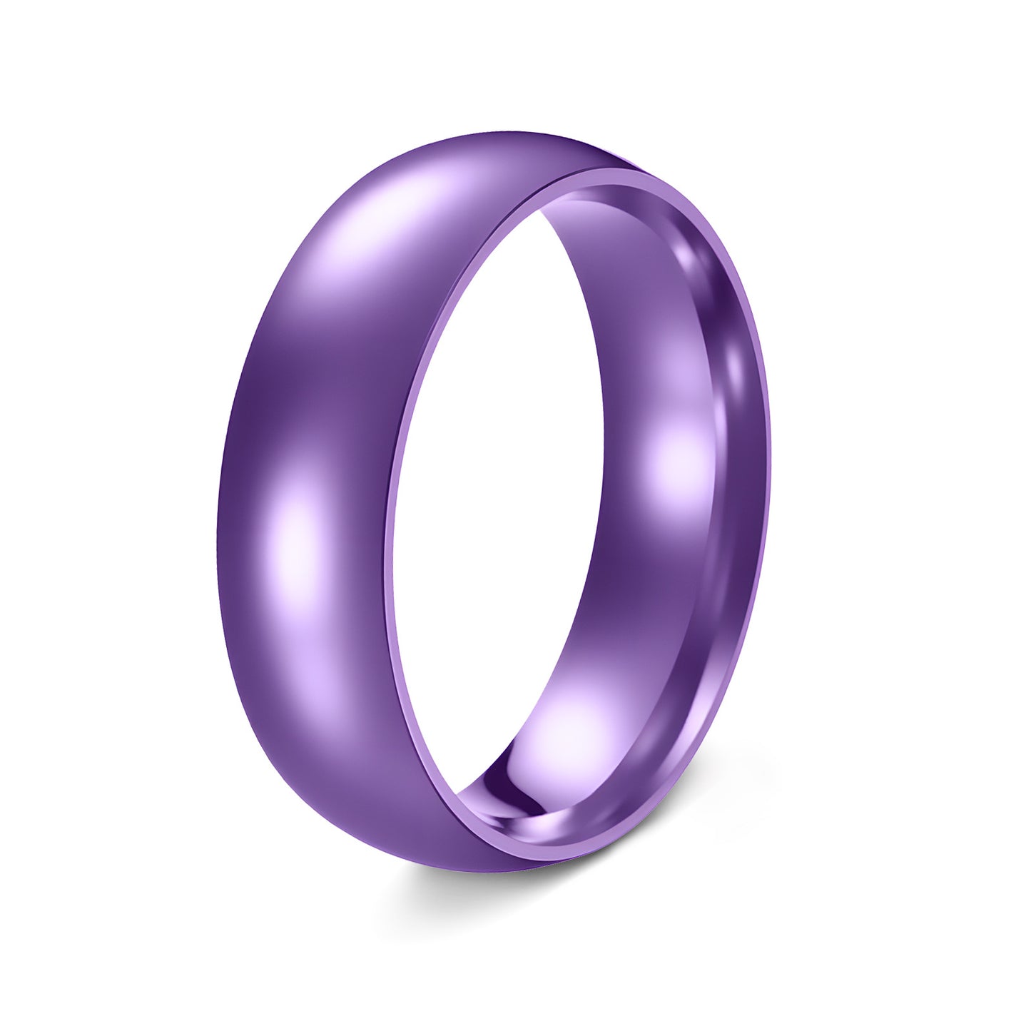 Planderful Stainless Steel Ring Unisex 6mm Minimalist Durable Everyday Wear For Men And Women