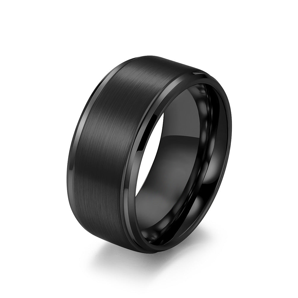 Timeless Elegance: Cross-border Amazon 6810mm Tungsten Steel Ring