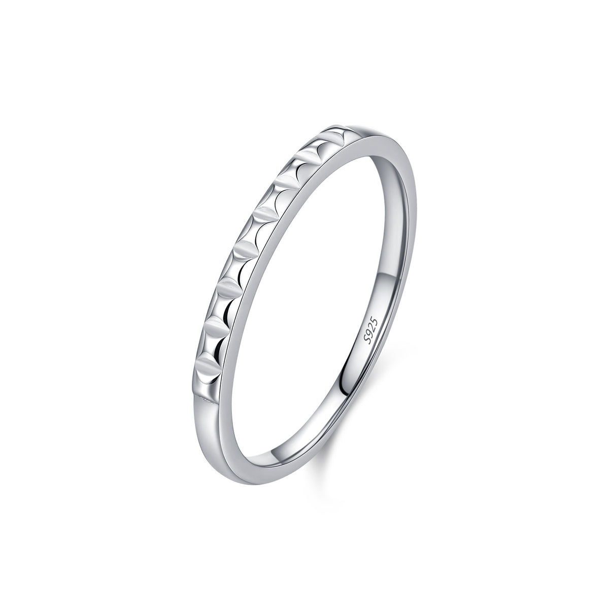 925 Sterling Silver Diamond-Shaped Ring