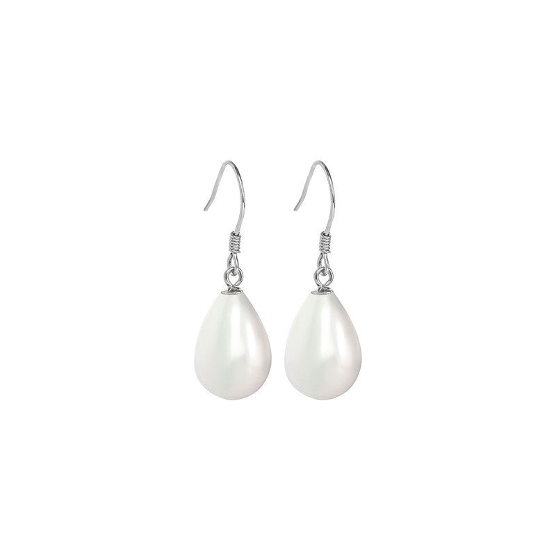 Vintage Pearl 925 Sterling Silver Women's Earrings