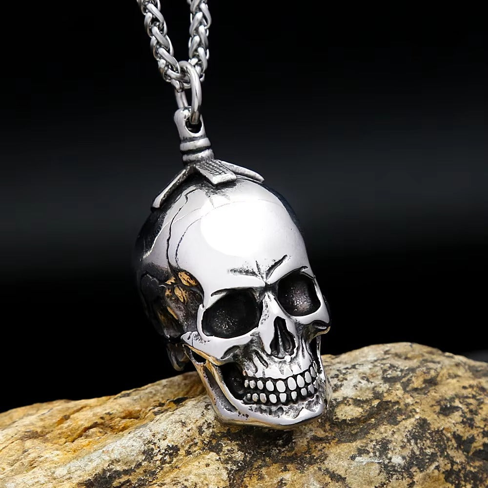 Punk Skull Stainless Steel Men's Ring
