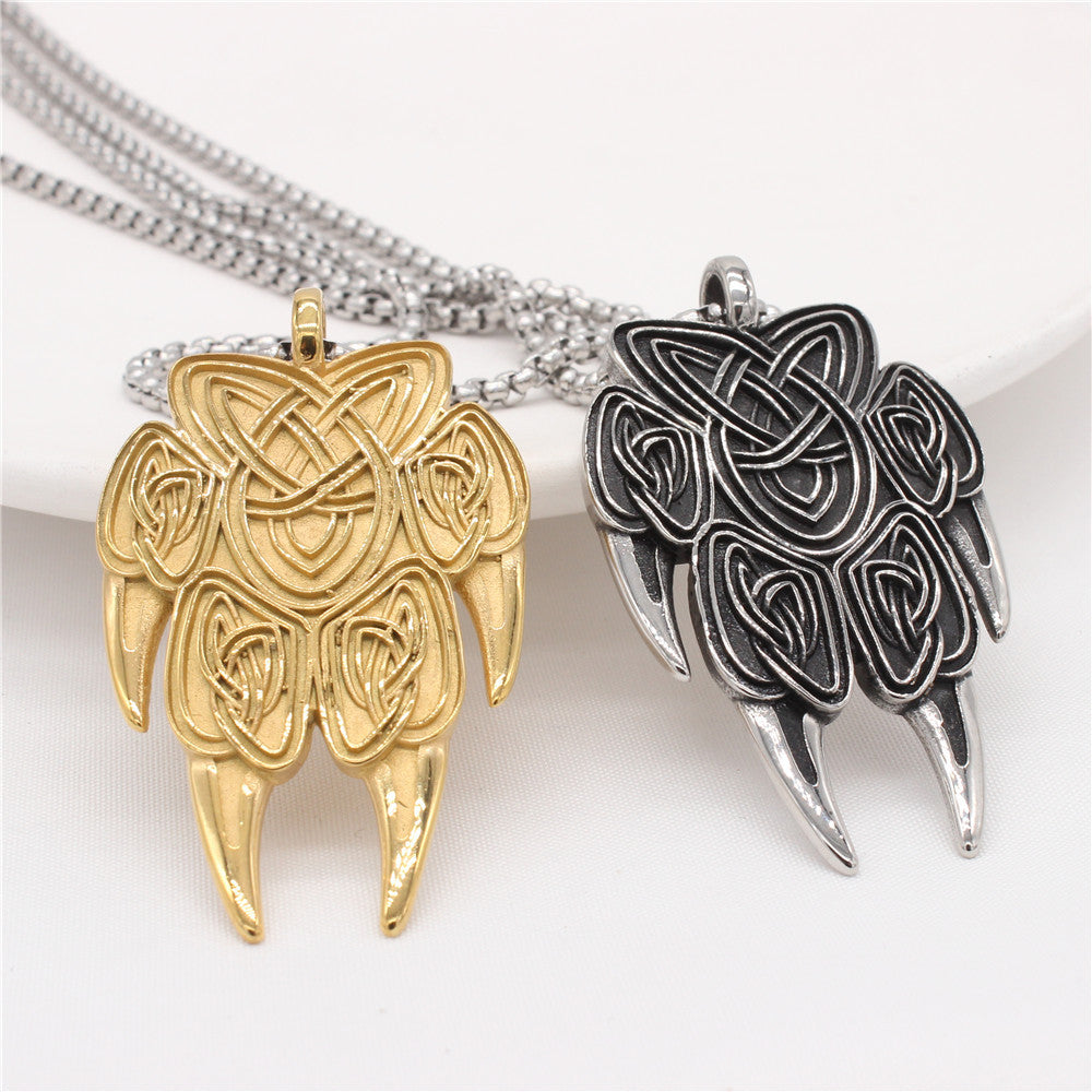Nordic Pirate Titanium Steel Pendant Necklace