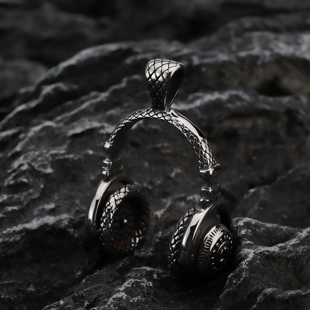 European And American Retro Stainless Steel Pendant Necklace For Men