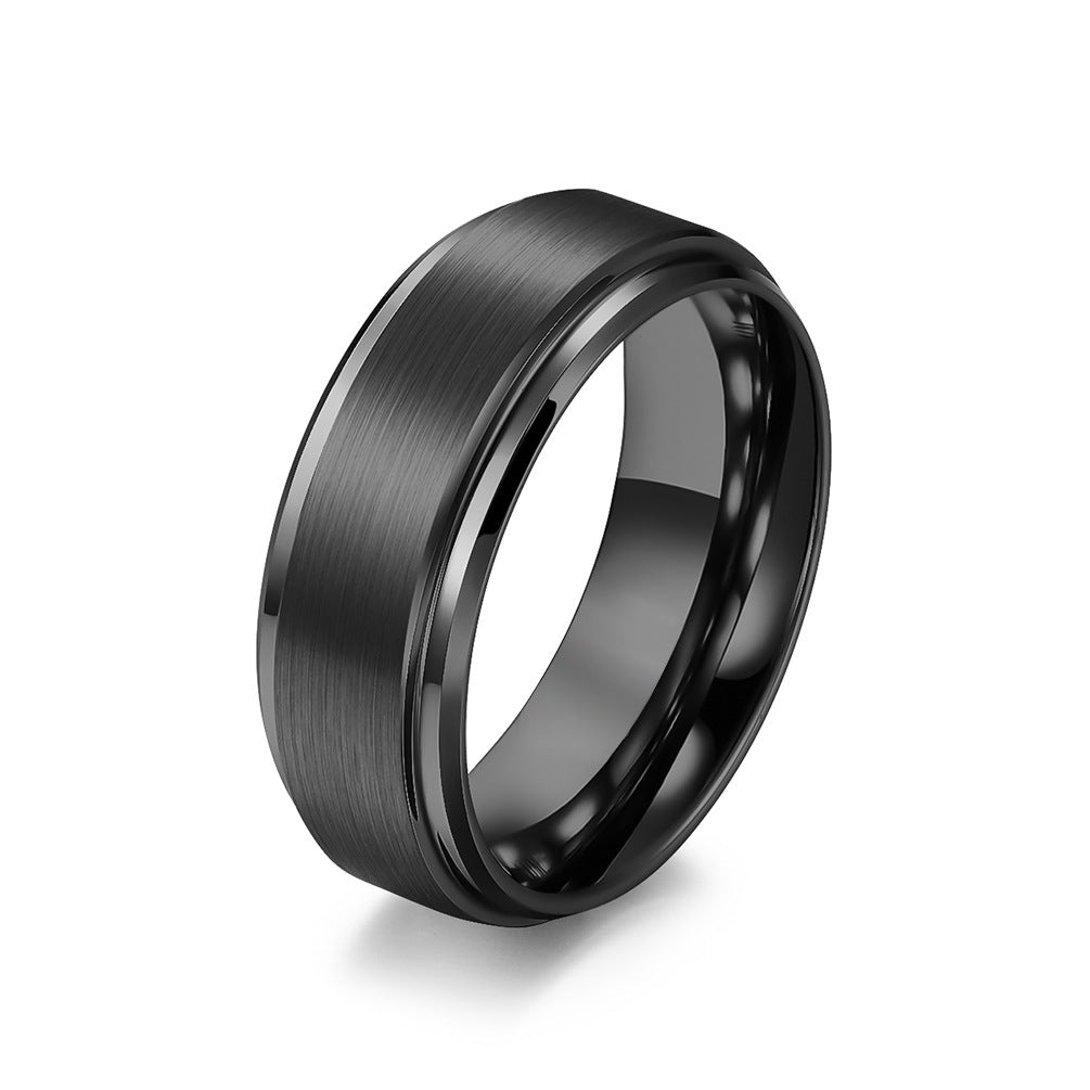 Timeless Elegance: Cross-border Amazon 6810mm Tungsten Steel Ring