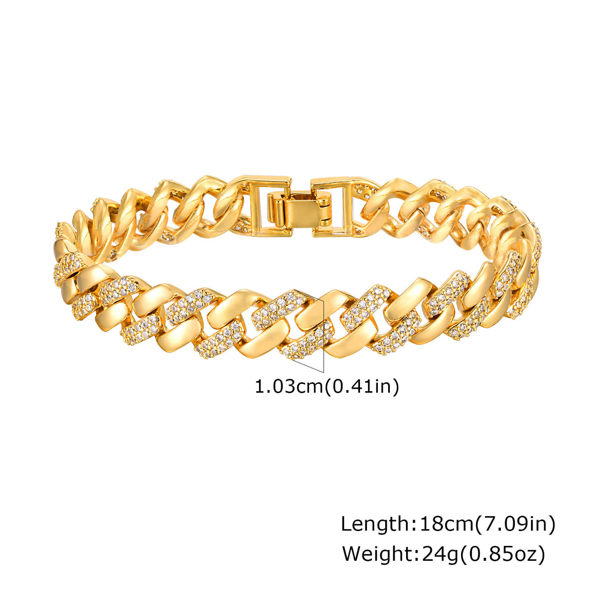 Zircon Copper Bracelet for Women