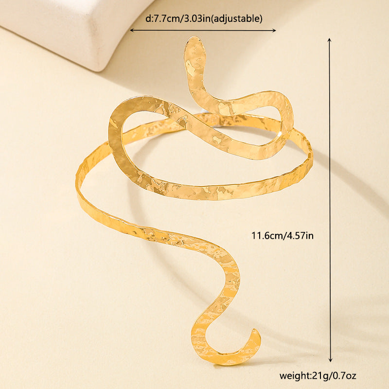 Planderful Vienna Verve Bracelet – Unique Punk Metal Snake Design
